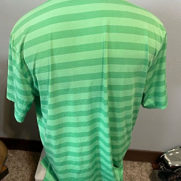 Tiger Woods Collection Nike DriFit Mens XL Short Sleeve Striped Polo - Picture 3 of 5